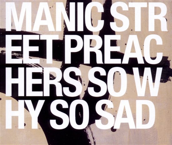 Cover for Manic Street Preachers · Manic Street Preachers-so Why So Sad -cds- (CD)
