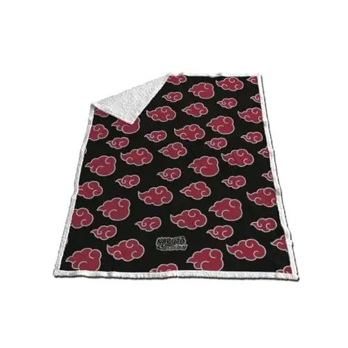NARUTO - Sherpa Blanket 130x170cm - Akatsuki - Naruto - Merchandise -  - 5407010072822 - 