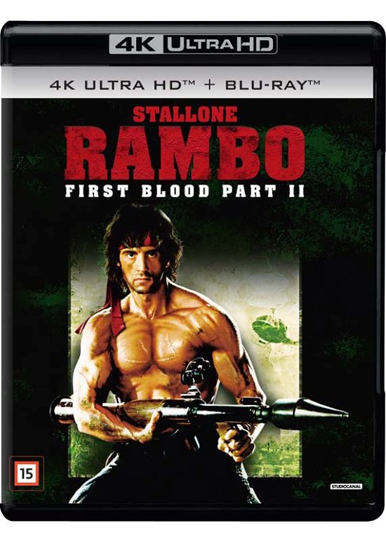 Cover for Rambo · Rambo 2 - First Blood Part 2 (4K UHD Blu-ray) (2019)
