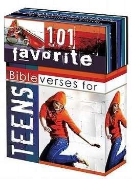Cover for Christian Art Gifts · 101 Favorite Bible Verses for Teens Cards (N/A) (2010)