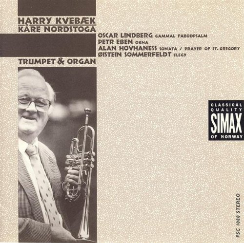 Sonata for Trumpet & Organ / Okna / Elegy - Hovhaness / Sommerfeldt / Kvebaek / Nordstoga - Music - SIMAX - 7025560108822 - July 16, 1993