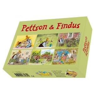 Pettson & Findus billedklodser - 6 klodser  (plastet) - Hjelm Förlag - Andet - Hjelm Förlag - 7393182832822 - 2000