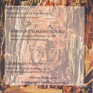 Cover for Rizzi Marco / Maffei Alessandro · Sonata Per Violino E Pianoforte / Sonata - Quasi Una Fantasia Op. 56 Per Violin (CD) (1996)