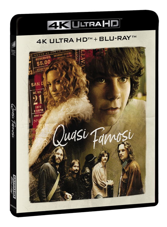 Cover for Almost Famous · Quasi Famosi (Blu-Ray 4K Uhd+Blu-Ray+Card Da Collezione Numerata) (Blu-ray)