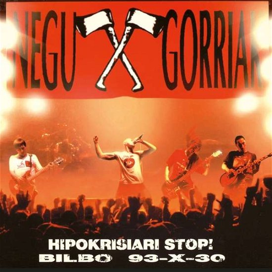 Cover for Negu Gorriak · Hipokrisiari Stop! Bilbo 93-X-30 (LP) (2022)