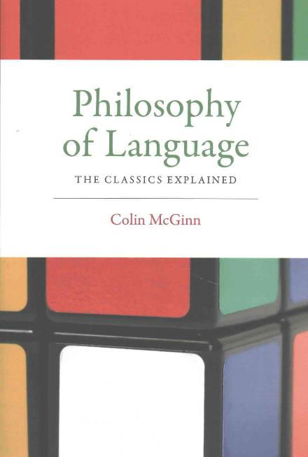 Cover for Colin McGinn · Philosophy of Language: The Classics Explained - The MIT Press (Pocketbok) (2016)