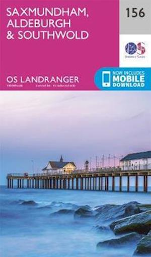 Saxmundham, Aldeburgh & Southwold - OS Landranger Map (Map) (2020)