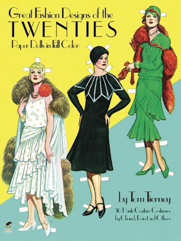 Great Fashion Designs of the Twenties Paper Dolls in Full Colour - Dover Paper Dolls - Tom Tierney - Merchandise - Dover Publications Inc. - 9780486244822 - February 1, 2000