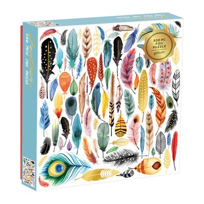 Cover for Sarah McMenemy · Feathers 500 Piece Foil Puzzle (SPEL) (2019)