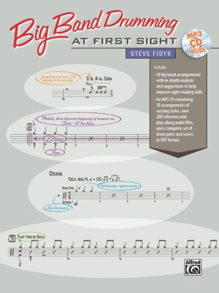Cover for Steve Fidyk · Big Band Drumming at First Sight (Pocketbok) (2012)