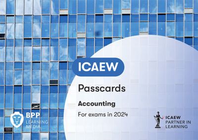 ICAEW Accounting: Passcards - BPP Learning Media - Books - BPP Learning Media - 9781035508822 - August 30, 2023