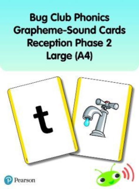 Cover for Rhona Johnston · Bug Club Phonics Grapheme-Sound Cards Reception Phase 2 Large (A4) - Phonics Bug (Flashcards) (2022)