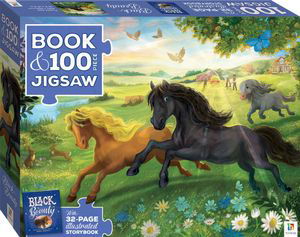 Cover for Anna Sewell · Book with 100-Piece Jigsaw: Black Beauty - Book with Jigsaw (SPIEL) (2019)