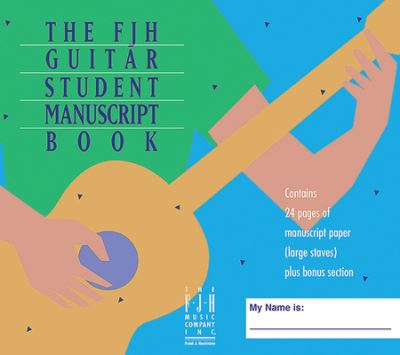 FJH Guitar Student Manuscript Book - Philip Groeber - Książki - Alfred Music - 9781569391822 - 2023