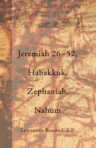 Cover for Lawrence Boadt · Jeremiah 2652, Habakkuk, Zephaniah, Nahum: (Paperback Book) (2009)