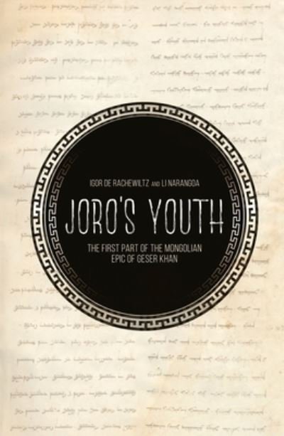 Cover for Igor de Rachewiltz · Joro's Youth (Book) (2017)