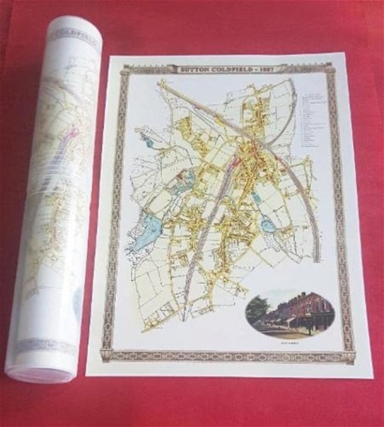 Cover for Mapseeker Archive Publishing · Sutton Coldfield 1887 - Old Map Supplied Rolled in a Clear Two Part Screw Presentation Tube - Print Size 45cm x 32cm (Map) (2011)