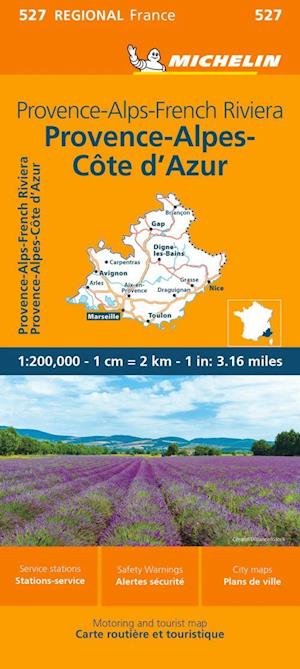 Cover for Michelin · Provence- Alps - French Riviera - Michelin Regional Map 527 (Kort) (2023)