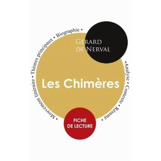 Cover for Gérard De Nerval · Fiche de lecture Les Chimeres (Etude integrale) (Paperback Bog) (2019)