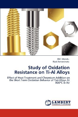 Cover for Rizal Astrawinata · Study of Oxidation Resistance on Ti-al Alloys: Effect of Heat Treatment and Chromium Addition on the Short Term Oxidation Behavior of Tial-alloys at 900ºc in Air (Paperback Bog) (2012)