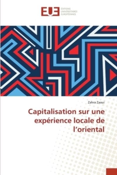 Cover for Zaoui · Capitalisation sur une expérience (Buch) (2019)