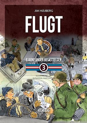 Cover for Jim Højberg · Bjarne under Besættelsen: Flugt (Hardcover Book) [1. Painos] (2020)