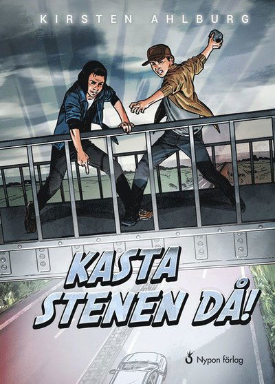 Cover for Kirsten Ahlburg · David och Otto: Kasta stenen då! (CD + bok) (Audiobook (CD)) (2018)