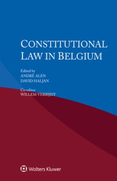 Cover for Andre Alen · Constitutional Law in Belgium (Taschenbuch) (2020)