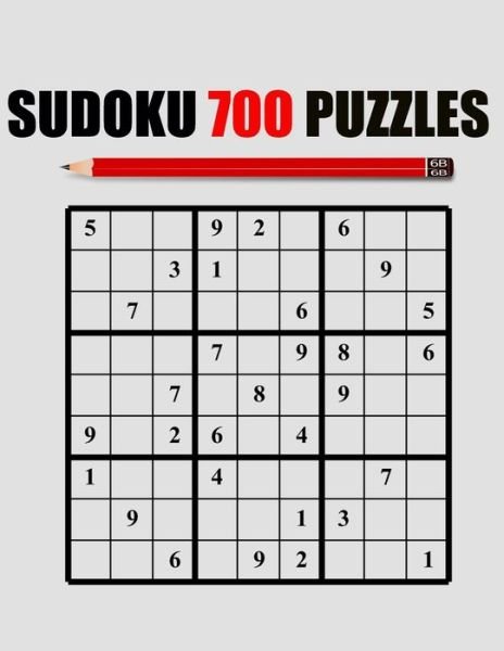 Cover for Elmoukhtar Boudad · Sudoku 700 Puzzles (Paperback Book) (2020)