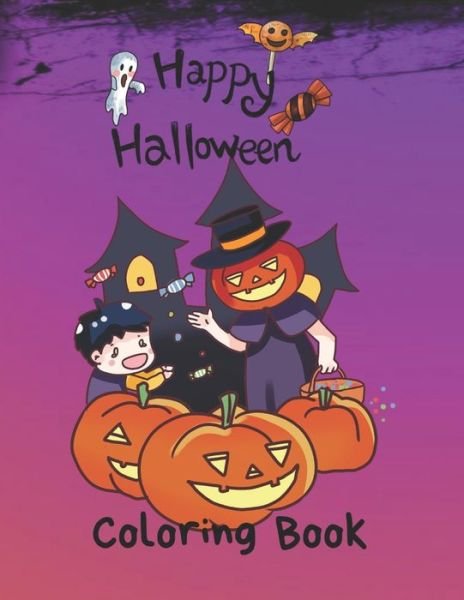 Cover for Thomas King · Happy Halloween Coloring Book (Paperback Book) (2020)