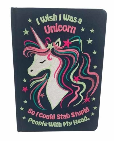 I Wish I Was A Unicorn Embroidered Journal - Insight Editions - Bøger - Insight Editions - 9798886634822 - 30. januar 2024