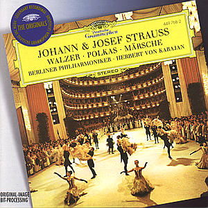 Cover for Karajan Herbert Von / Berlin P · Johann &amp; Josef Strauss (CD) (2001)