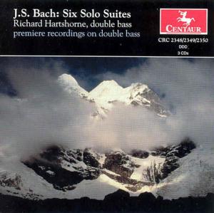 Six Cello Stes [arranged for Double Bass] - Bach / Hartshorne,richard - Musique - CTR - 0044747234823 - 25 janvier 1999