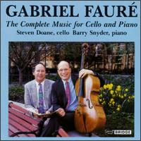 Cover for Gabriel Faure · Steven Doane (CD) (2008)