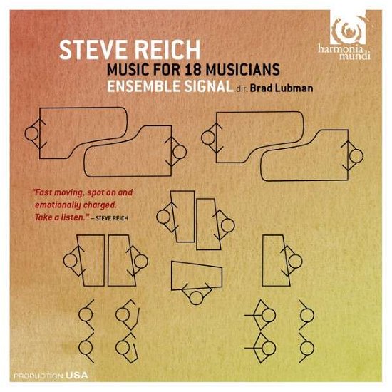 Steve Reich-music for 18 Musicians - Steve Reich - Muziek - HARMONIA MUNDI - 0093046760823 - 7 mei 2015