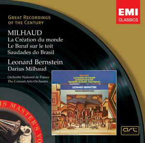 Cover for Bernstein,leonard / Milhaud,darius · Milhaud: La Creation Du Monde (CD) (2015)