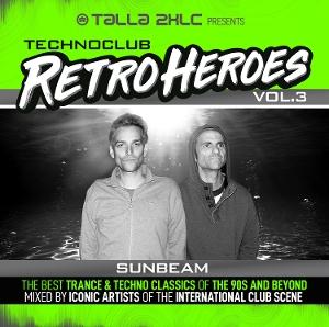 Cover for Talla 2xlc Presents Techno Club Retroher · Talla 2XLC Presents Techno Club Retroheroes Vol.3 (CD) (2025)