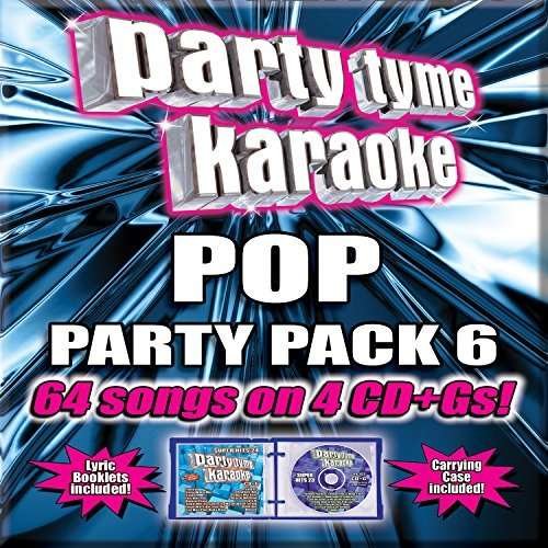 Cover for Party Time Karaoke Pop Party Pack 6 · Pop Party Pack 6 (CD) (2015)