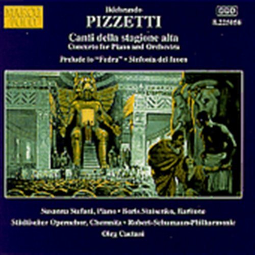 Cover for I. Pizzetti · Canti Della Stagioni Alta (CD) (1999)