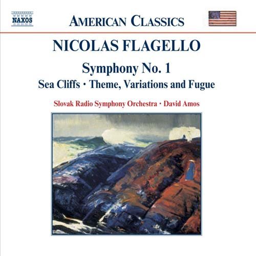 Symphony 1 / Sea Cliffs - Flagello / Amos / Slovak Rso - Musikk - NAXOS - 0636943914823 - 15. april 2003