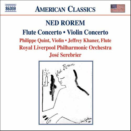 Cover for Quint / Khaner / Rlpo / Serebrier · Rorem / Flute Concerto / Violin Concerto (CD) (2006)