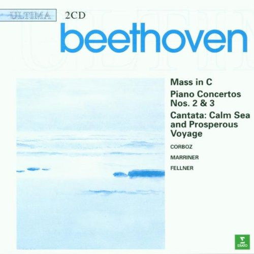 Cover for Gulbenkian Choir and Orchestra / Corboz Michel / the Academy of St. Martin in the Fields / Marriner · Mass in C / Calm Sea and Properous Voyage / Piano Concerto Nos. 2-3 (CD) (1999)