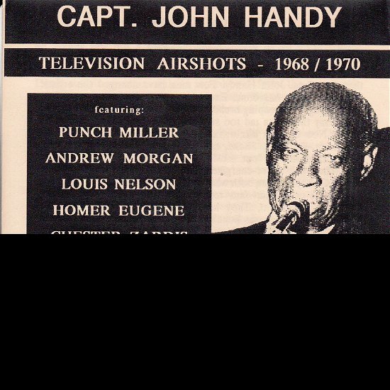 Cover for John -Captain- Handy · Television Airshots (CD) (2016)