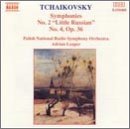 Tchaikovsky / Leaper / Polish Nrso · Symphonies 2 & 4 (CD) (1994)