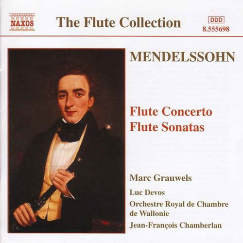 Flute Concerto / Flute Sonatas - Mendelssohn - Muziek - NAXOS - 0747313569823 - 25 november 2003