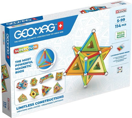 Cover for Selecta · Geomag Super Color Recycled 114dlg. (Toys)