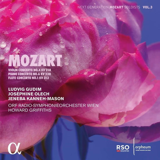 Cover for Howard Griffiths / Orf Radio-symphonieorchester Wien / Ludvig Gudim / Jeneba Kanneh-mason / Josephine Olech · Mozart: Violin Concerto No. 4 / Kv 218 Piano Concerto No. 6 Kv 238 &amp; Flute Concerto No. 1 Kv 313 (CD) (2022)