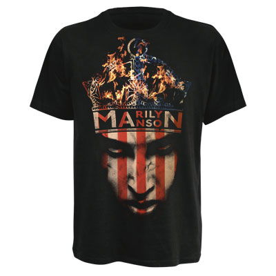 Cover for Marilyn Manson · M/crown / Black/fp / Tb/ts (Bekleidung) [size M] (2009)