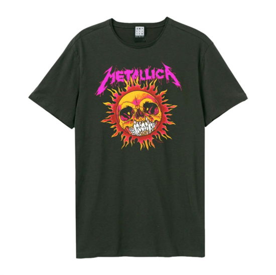 Metallica - Neon Sun Tour Amplified Vintage Charcoal Small T Shirt - Metallica - Merchandise - AMPLIFIED - 5054488795823 - 1. december 2023