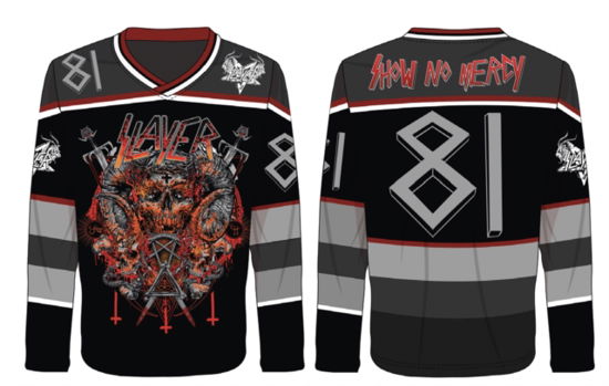 Slayer Show No Mercy 81 Hockey Jersey Small - Slayer - Fanituote - AMPLIFIED - 5054488878823 - maanantai 8. huhtikuuta 2024